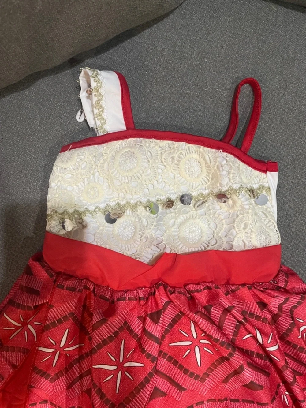 Princess Adventure Costume Dress for Girl Lace Tutu Dress (Moana)?